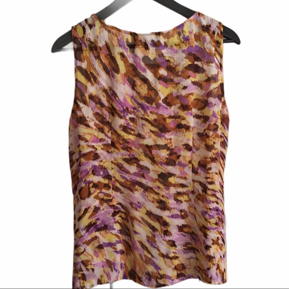 COPY - Jones New York Large Sheer Blouse Sleeveless - Picture 8 of 8